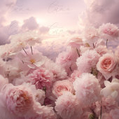 Poster Symbole de bienvenue du mémorial rose paradisiaque