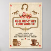 Poster Symbole de boisson Anniversaire de la fraise Stamp (Devant)