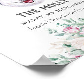 Poster Symbole de boisson de la signature Husky Dog (Coin)