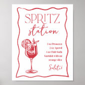 Poster Symbole de boisson Dolce Vita Italian Spritz Stati (Devant)