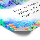 Poster Symbole de boisson Momosa Bar Animaux de mer (Coin)