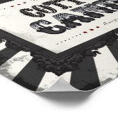 Poster Symbole de bonbon en coton du cirque du Carnaval f (Coin)