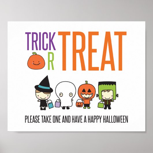 Poster Symbole de bonbon Halloween à la belle bite (Devant)