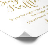 Poster Symbole de caleçon rose et or (Coin)