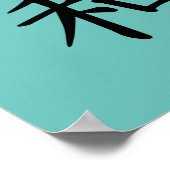 Poster SYMBOLE DE Calligraphie Japonaise DE LA Paix (Coin)