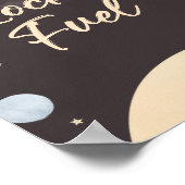 Poster Symbole de carburant de fusée d'anniversaire de l' (Coin)