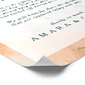 Poster Symbole de cérémonie Abstraite non branchée (Coin)