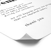 Poster Symbole de cérémonie débranché de la typographie n (Coin)