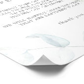 Poster Symbole de cérémonie débranché de verdure et feuil (Coin)