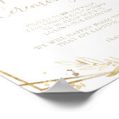 Poster Symbole de cérémonie Géométrique Gold Green Unplug (Coin)