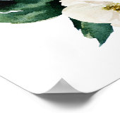 Poster Symbole de cérémonie Mariage moderne Blush or débr (Coin)