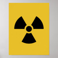 Symbole de danger de radiation