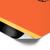 Poster Symbole de danse Boogie Retro Disco (Coin)