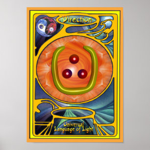 Poster Symbole de direction