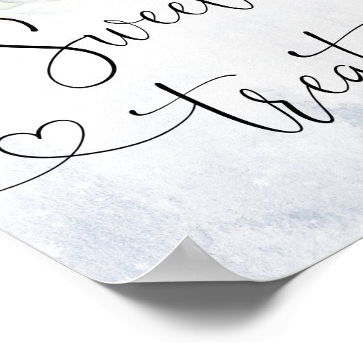 Poster Symbole de douceurs. Les friandises de Noël d'hive (Coin)