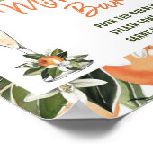 Poster Symbole de douche Momosa Bar Orange Blossom (Coin)