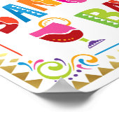 POSTER SYMBOLE DE FÊTE BAR SANGRIA (Coin)