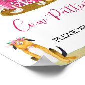 Poster Symbole de fête d'anniversaire de la ferme à grang (Coin)