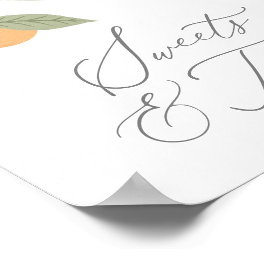 Poster Symbole de fête d'anniversaire Little Cutie (Coin)