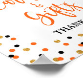 Poster Symbole de fête des cartes et cadeaux d'Halloween (Coin)