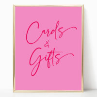 Symbole de fête des cartes et cadeaux roses chaude