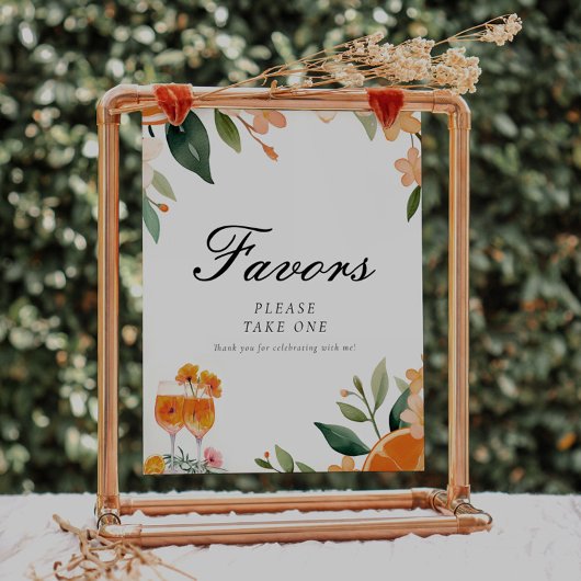 Poster Symbole de Fête des mariées Aperol Spritz