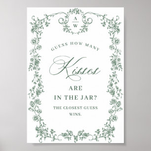 Poster Symbole de Fête des mariées de la fleur de grâce o
