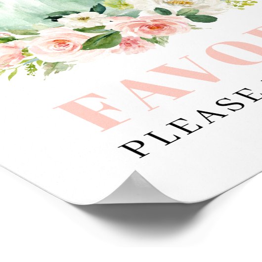 Poster Symbole de Fête des mariées Tea Party Favoriser (Coin)