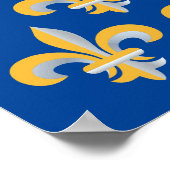 Poster Symbole de Fleur de Lis (Coin)