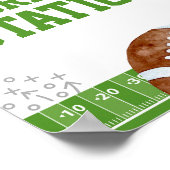 Poster Symbole de football de la station d'hydratation Bo (Coin)