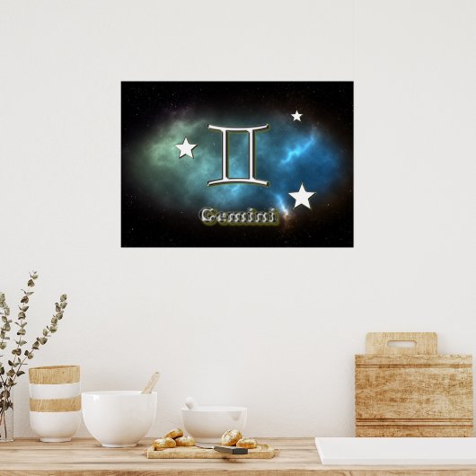 Poster Symbole de Gemini (Cuisine)