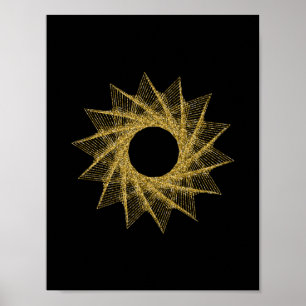 Poster Symbole de géométrie sacrée