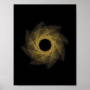 Poster Symbole de géométrie sacrée
