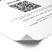 Poster Symbole de graduation florale du fonds universitai (Coin)