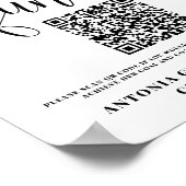 Poster Symbole de graduation florale du fonds universitai (Coin)