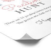 Poster SYMBOLE DE JEU Baby shower de chasse Jean Pacifier (Coin)