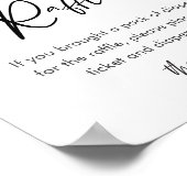 Poster SYMBOLE DE JEU Baby shower Déchets SUGARBOO (Coin)