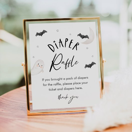 Poster SYMBOLE DE JEU Baby shower Déchets SUGARBOO