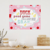 Poster Symbole de jeu Carnaval ou Circus Duck Pond (Cuisine)