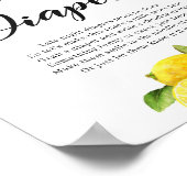 Poster Symbole de jeu Citrus Lemons Late Night Diapés (Coin)