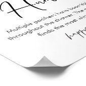 Poster SYMBOLE DE JEU DE Baby shower DE CHASSE DE SUGARBO (Coin)