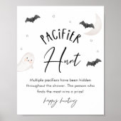 Poster SYMBOLE DE JEU DE Baby shower DE CHASSE DE SUGARBO (Devant)