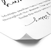 Poster SYMBOLE DE JEU DE Baby shower DE chasse EVERLEIGH  (Coin)