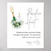 Poster SYMBOLE DE JEU DU Baby shower DE chasse REMY Pacif (Devant)