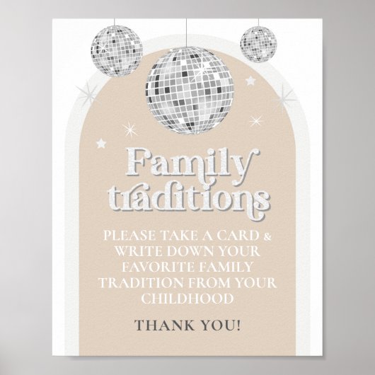 Poster Symbole de jeu Traditions familiales Disco Baby sh (Devant)