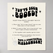 Poster SYMBOLE DE JEUX Super Halloween Retro (Devant)