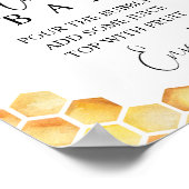 Poster Symbole de la barre Bee Mimosa (Coin)