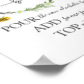 Poster Symbole de la barre Bee Mom-osa (Coin)