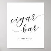 Poster Symbole de la barre de Cigar Mariage moderne (Devant)