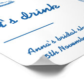 Poster Symbole de la barre de la cowgirl côtière (Coin)